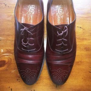 Salvatore Ferragamo Leather Slip-Ons